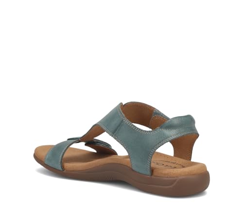 Taos The Show Premium Leather Women's Sandal - Experience Everyday Style, Comfort, Arch Support, Cooling Gel Padding and an Adjustable Fit for Exceptional Walking Comfort