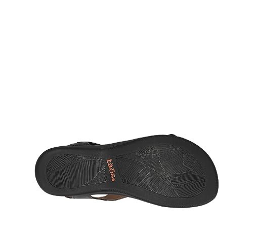 Taos The Show Premium Leather Women's Sandal - Experience Everyday Style, Comfort, Arch Support, Cooling Gel Padding and an Adjustable Fit for Exceptional Walking Comfort