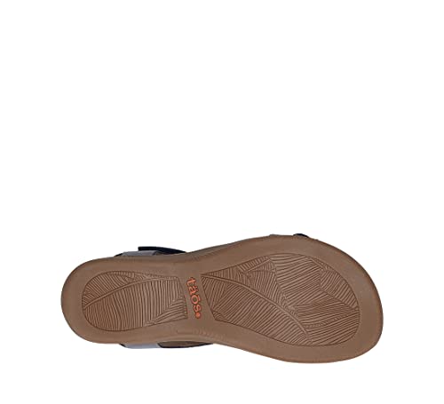 Taos The Show Premium Leather Women's Sandal - Experience Everyday Style, Comfort, Arch Support, Cooling Gel Padding and an Adjustable Fit for Exceptional Walking Comfort