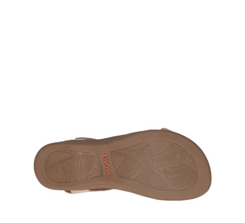 Taos The Show Premium Leather Women's Sandal - Experience Everyday Style, Comfort, Arch Support, Cooling Gel Padding and an Adjustable Fit for Exceptional Walking Comfort