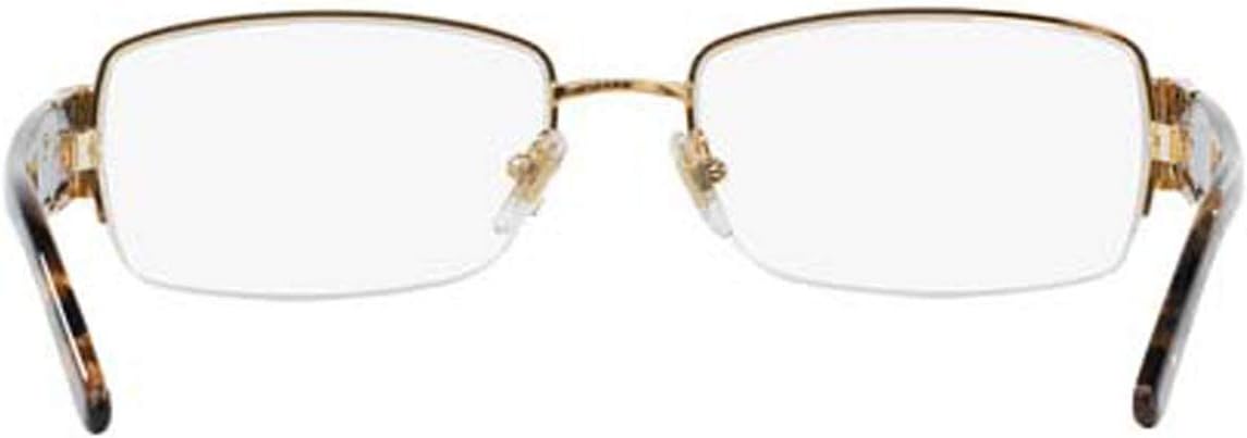 Versace VE 1175B Eyeglasses w/Gold Frame and Non- 53 mm Diameter Lenses,