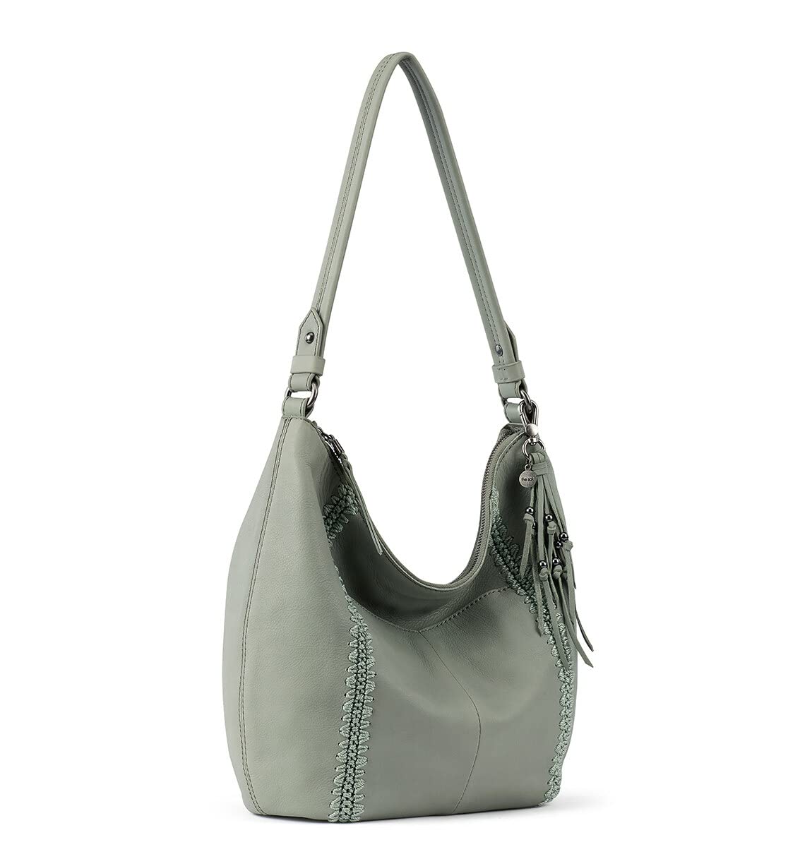 The Sak Sequoia Hobo Bag - Premium Large Leather Women's Handbag for Everyday & Travel - Durable Purse With Zipper Pocket