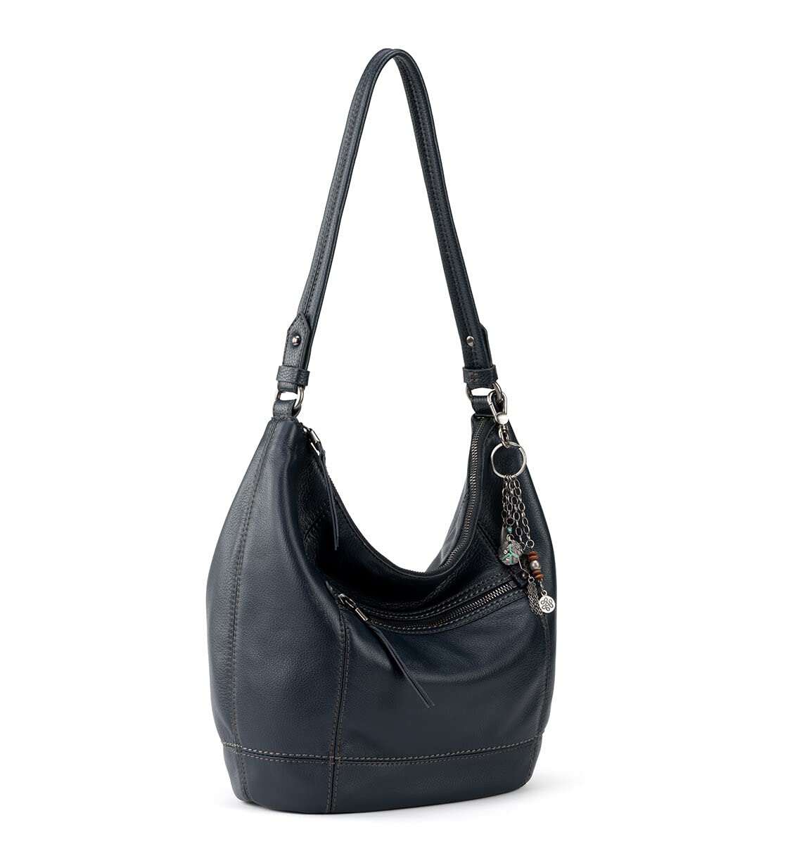 The Sak Sequoia Hobo Bag - Premium Large Leather Women's Handbag for Everyday & Travel - Durable Purse With Zipper Pocket