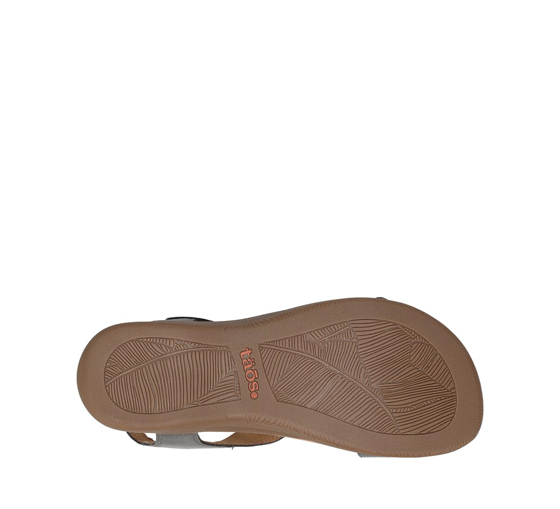 Taos The Show Premium Leather Women's Sandal - Experience Everyday Style, Comfort, Arch Support, Cooling Gel Padding and an Adjustable Fit for Exceptional Walking Comfort