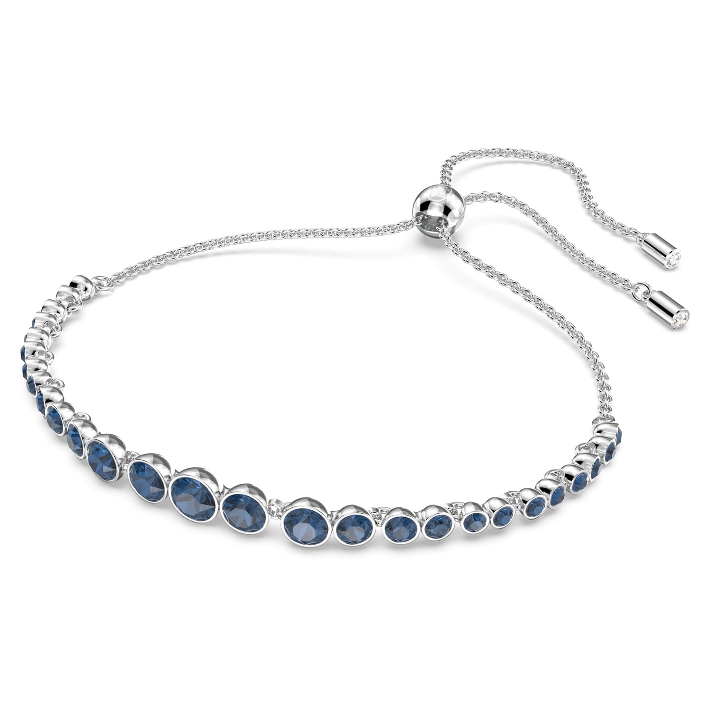 Swarovski Emily Tennis Bracelet Jewelry Collection, Clear Crystals, Blue Crystals, Pink Crystals (Amazon Exclusive)