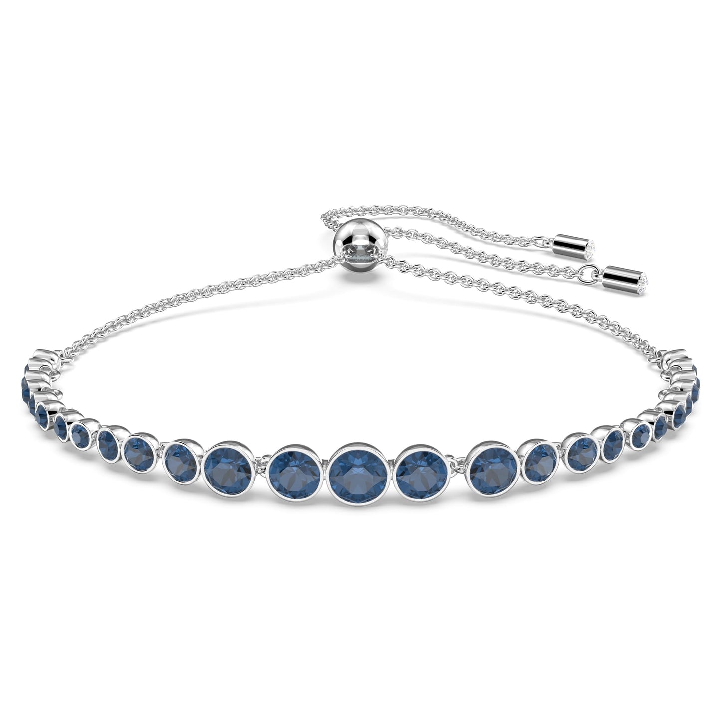 Swarovski Emily Tennis Bracelet Jewelry Collection, Clear Crystals, Blue Crystals, Pink Crystals (Amazon Exclusive)