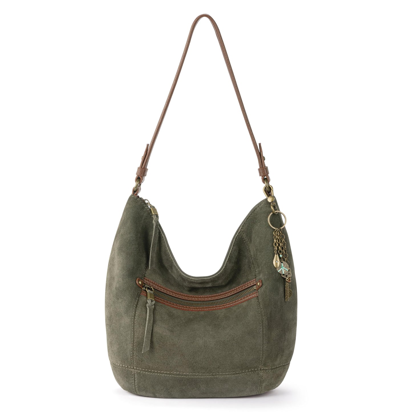 The Sak Sequoia Hobo Bag - Premium Large Leather Women's Handbag for Everyday & Travel - Durable Purse With Zipper Pocket