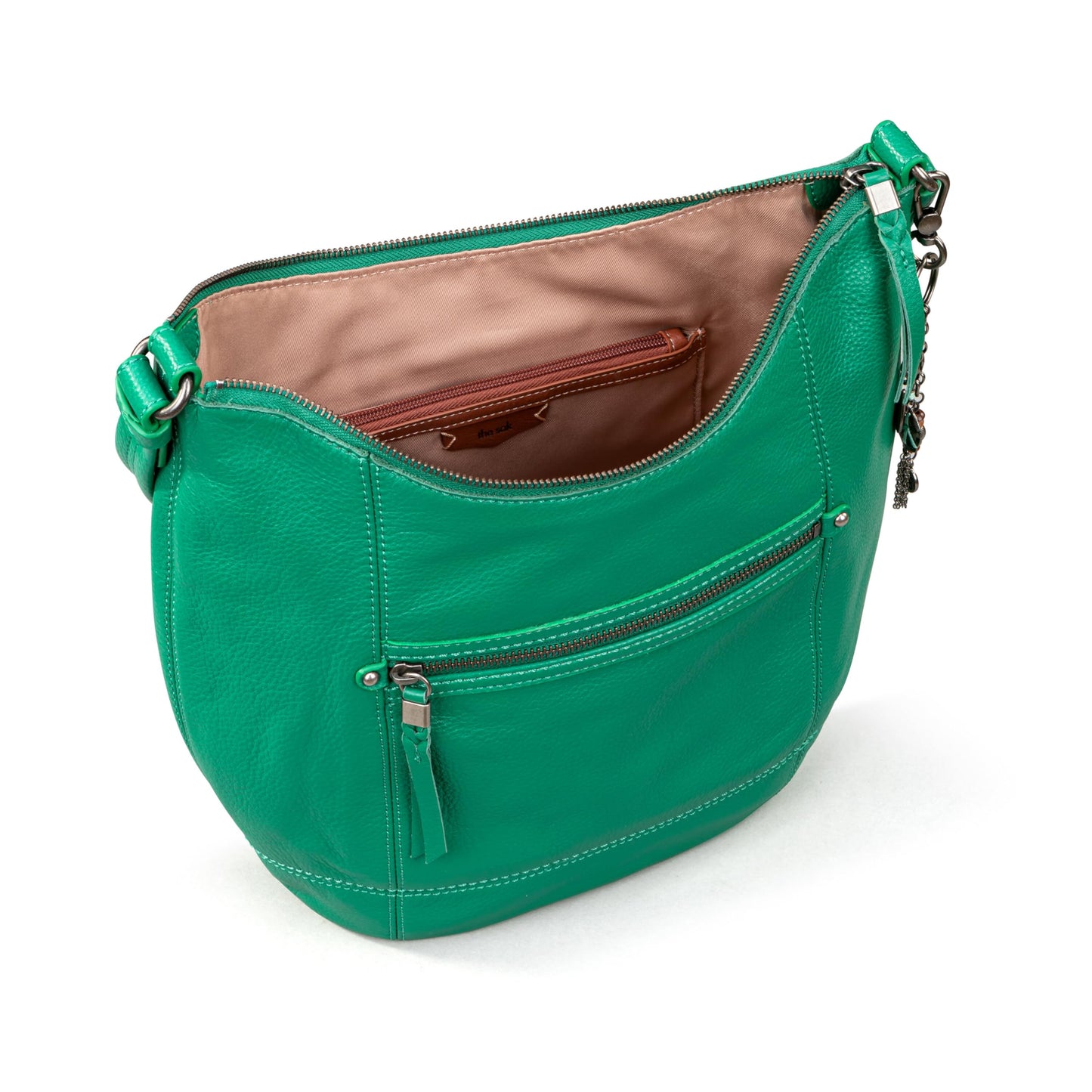 The Sak Sequoia Hobo Bag - Premium Large Leather Women's Handbag for Everyday & Travel - Durable Purse With Zipper Pocket