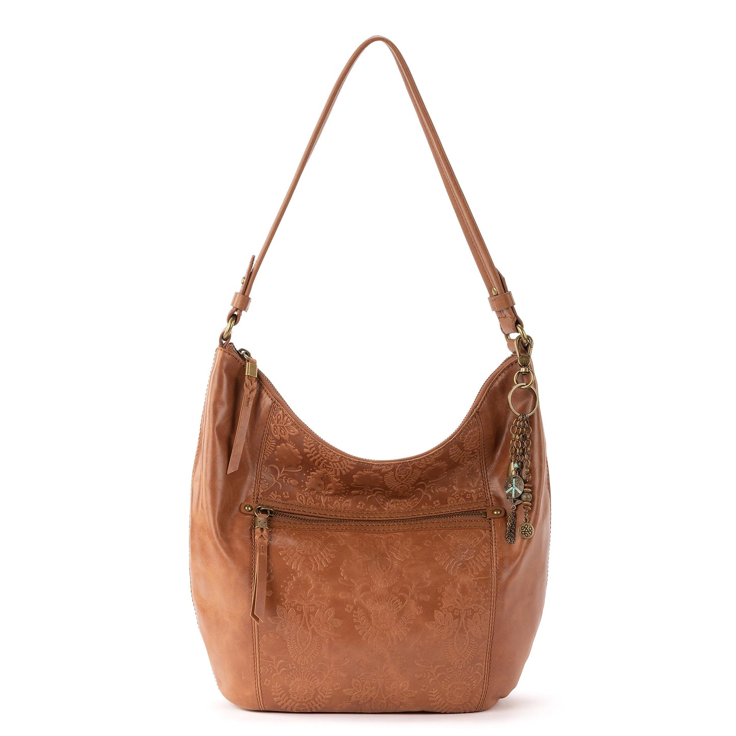 The Sak Sequoia Hobo Bag - Premium Large Leather Women's Handbag for Everyday & Travel - Durable Purse With Zipper Pocket