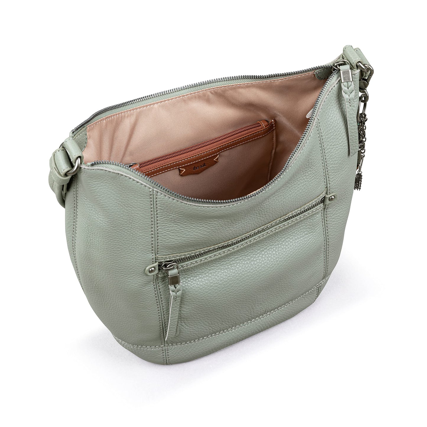 The Sak Sequoia Hobo Bag - Premium Large Leather Women's Handbag for Everyday & Travel - Durable Purse With Zipper Pocket