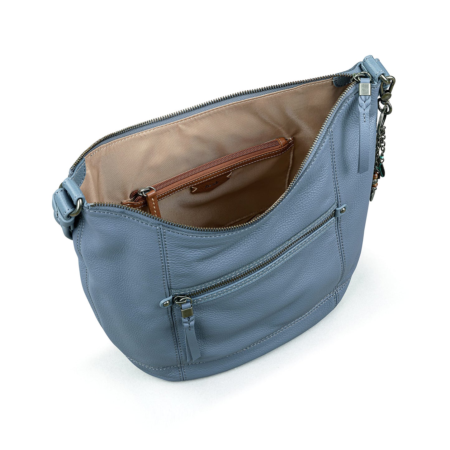 The Sak Sequoia Hobo Bag - Premium Large Leather Women's Handbag for Everyday & Travel - Durable Purse With Zipper Pocket